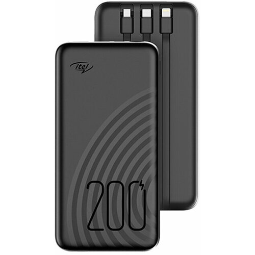 Itel Мобильный аккумулятор Itel Star 200С 20000mAh 2.1A черный