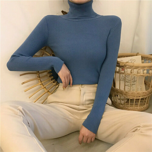 фото Пуловер, размер el, синий beutyone