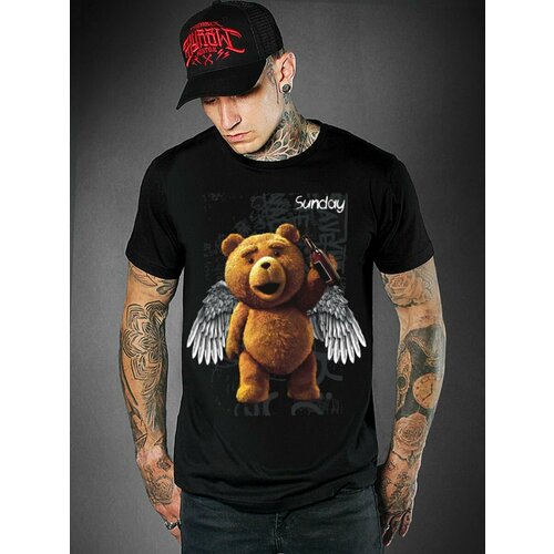 Футболка Romax Tex, размер 56, черный