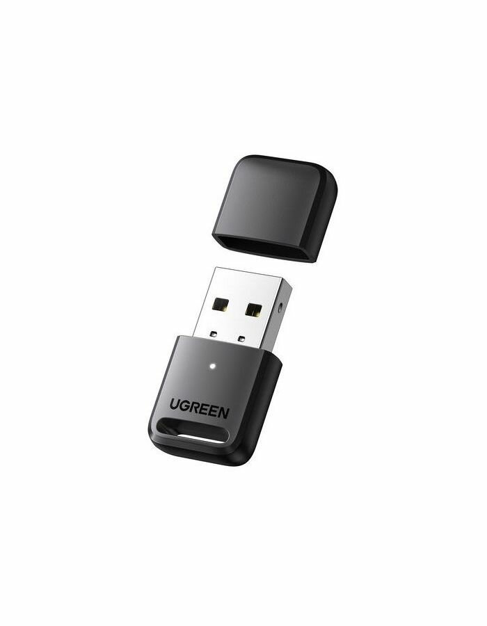 Адаптер Bluetooth UGREEN CM390 80890_ BT 5.0, черный — фото 2