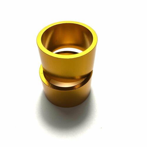 Проставочные кольца 20мм, 20мм, для велосипеда, цвет золотой, 2шт.
