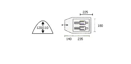 фото ATEMI Палатка ATEMI CHEGET 2