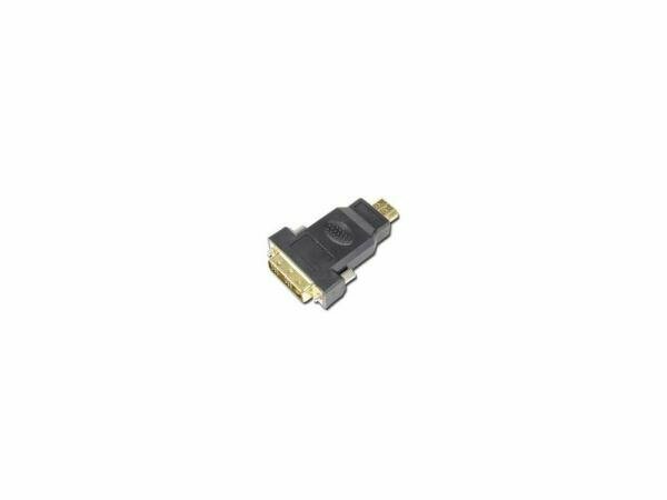 Переходник HDMI M - DVI M Gembird золотые разъемы пакет A-HDMI-DVI-1