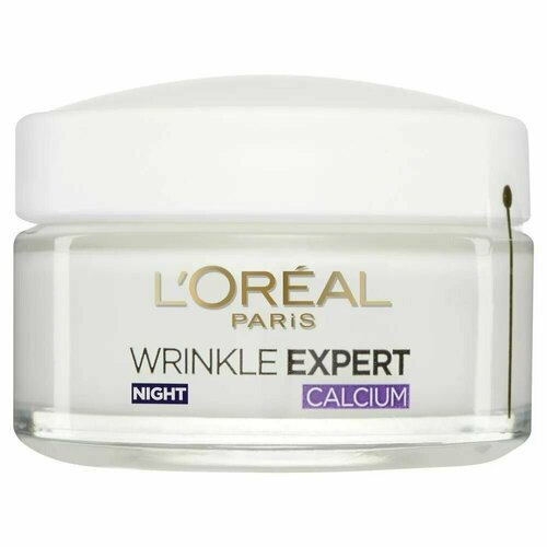 Ночной крем с кальцием L'Oreal Paris Wrinkle Expert 55+ с маслом из косточек абрикоса 50 мл (из Финляндии) loreal paris wrinkle expert 55 night cream