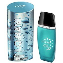 Туалетная вода Lomani ACQUA 100ml железо (аромат blv Aqua) для мужчин