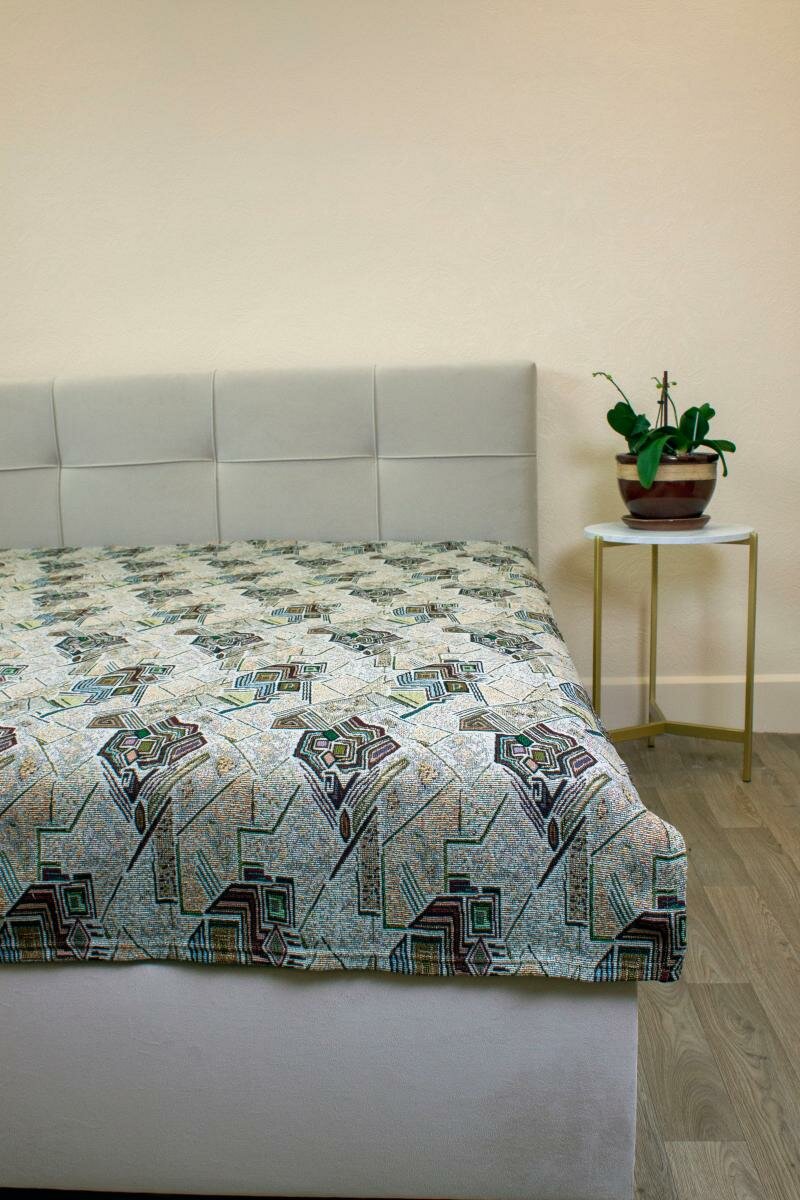 фото Покрывало на кровать/190х220/гобелен/2 спальный/покрывало на диван/плед/Альвитек