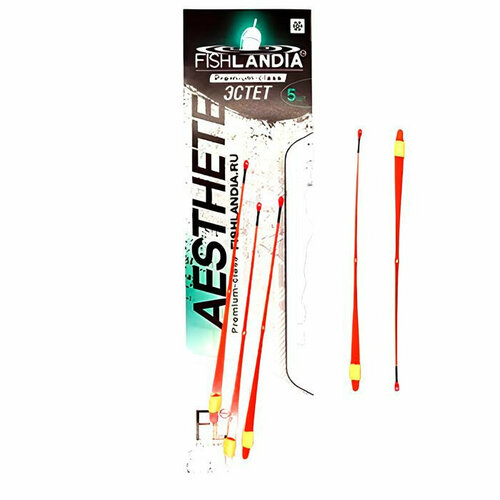 фото Кивок fishlandia эстет оранж 120 х 0,20 мм 0,1 - 0,2 гр 5 шт/уп