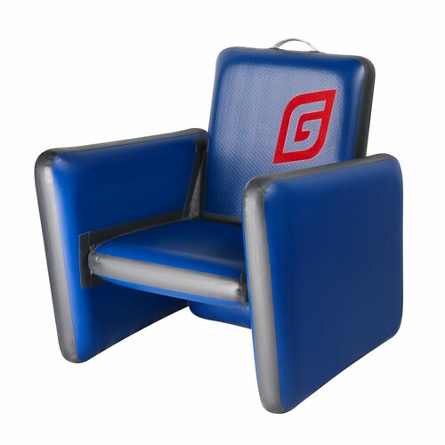 фото Надувное кресло gladiator синее