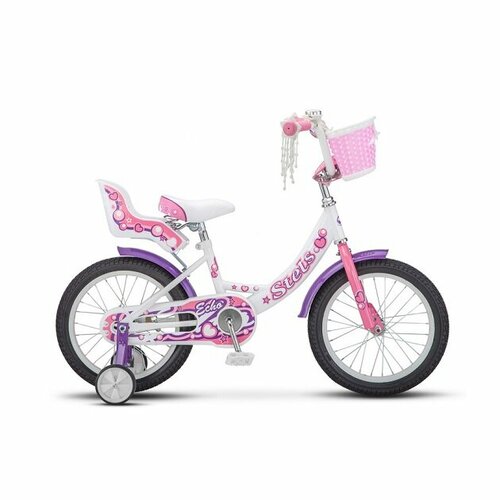 STELS Велосипед STELS ECHO 16 V020 2017 1 ск 95 Белый - розовый 10069₽