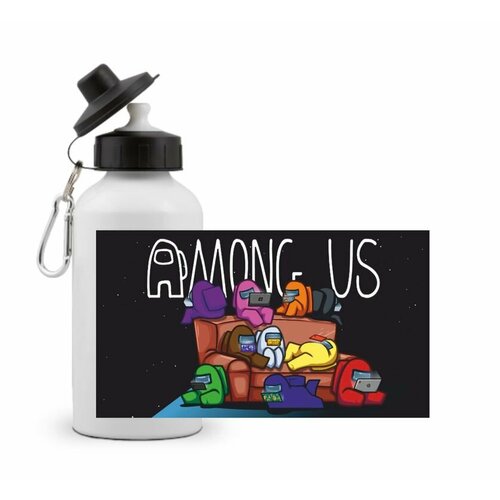 фото Спортивная бутылка among us, амонг ас №13 mewni-shop