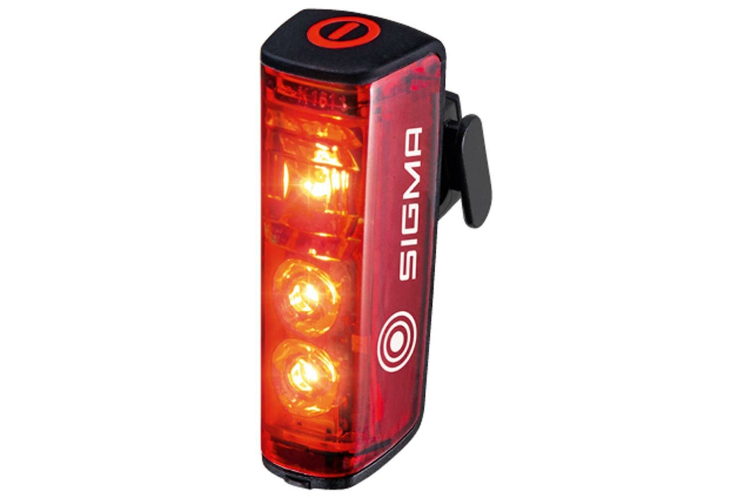 Фонарь 4-015110 Blaze Flash w/brake light задний USB фонарь, 3 режима. SIGMA NEW