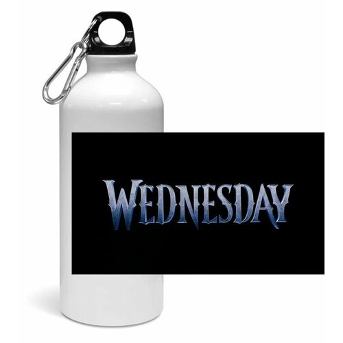 фото Спортивная бутылка уэнсдей, wednesday №12 animashop