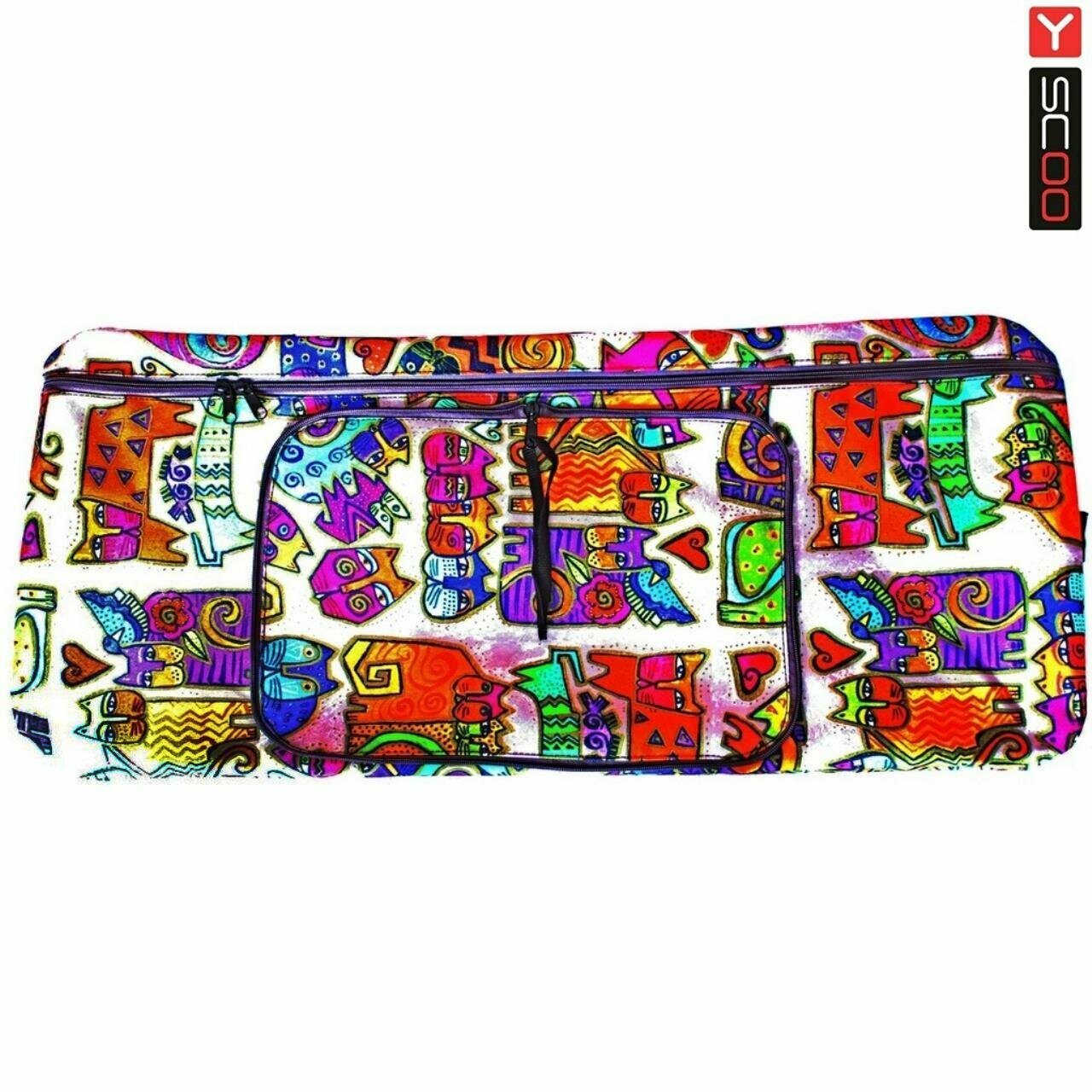 фото Чехол-портмоне складной для самоката Y-SCOO 180 кошки