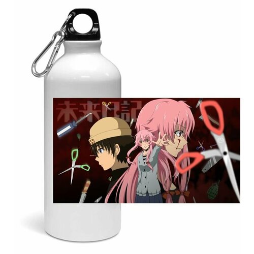 фото Спортивная бутылка the future diary, дневник будущего №2 migom