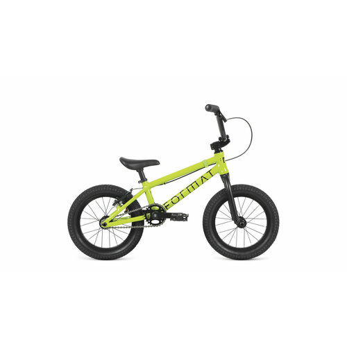 велосипед format 1213 29 27 ск рост m 2019 FORMAT Велосипед FORMAT Kids 14 bmx (14 1 ск.) 2022, зеленый