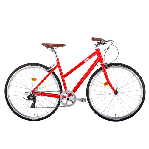 Городской велосипед BearBike Amsterdam, красный, рама 480 мм