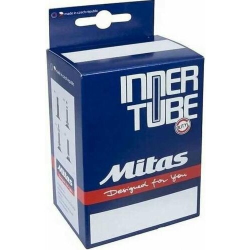 Камера велосипедная Mitas 26 x 1.75/2.45 AV40 Classic (0,9 мм) велосипедная камера 26 авто ниппель супер широкая 2 5 62 559 horst