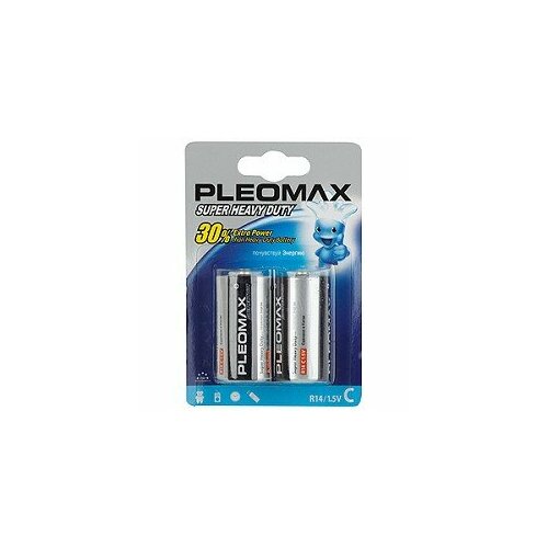 Sony Батарейки SAMSUNG PLEOMAX R14-2BL 20 160 7680 2 шт в уп sony samsung pleomax r20 2s 24 96 4992 24 шт в уп