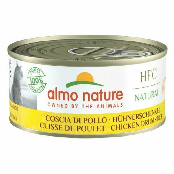 Almo Nature Консервы для кошек с Куриными бедрышками (Natural - Chicken Drumstick) 150г 0.15 кг