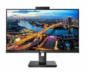 Монитор Philips монитор 27" PHILIPS 275B1H/00 Black с поворотом экрана (IPS, 2560x1440, 75Hz, 4 ms, 178°/178°, 300 cd/m, 50M:1, +DVI, +HDMI 1.4, +DisplayPort 1.2, +4xUSB(3xUSB 3.2), +WEB-Cam 2.0 mpx, +MM)