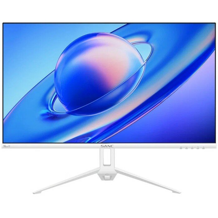 SANC Монитор SANC M2453, 23.8", IPS, 1920×1080, 75Гц, 5 мс, D-Sub, HDMI, белый