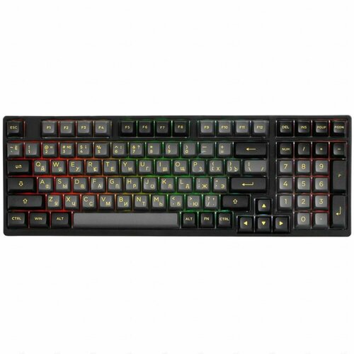 Клавиатура проводнаябеспроводная Akko 3098B BlackGold 300887 2199800₽