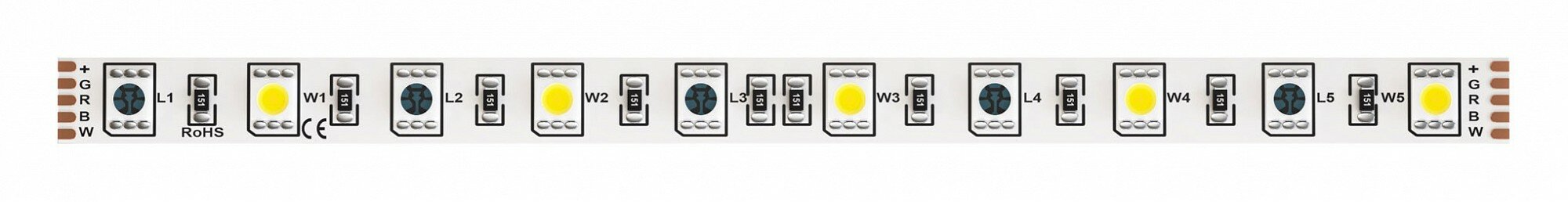 5м. Светодиодная лента холодного цвета 6000К, 14,4W, 24V, 60LED, IP20 Led strip Maytoni 10178 - фото №19