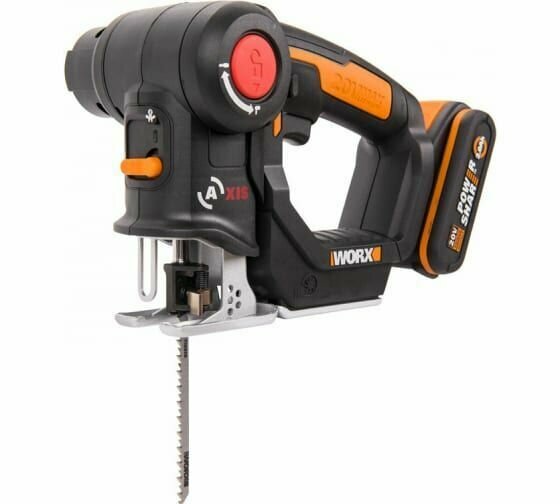 Безопасный Аккумуляторный Лобзик-Сабельная Пила WORX WX550 20В 2Ач