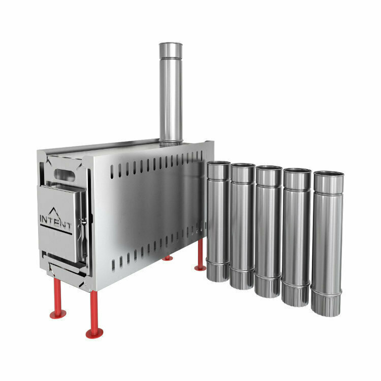 фото Печь походная Intent Mini для мобильной (походной) туристической бани и зимней палатки