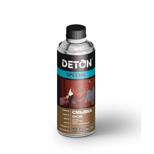 Смывка краски Deton Special (с пластиковой крышкой Bericap), 520 ml смывка лакокрасочных покрытий спецназ 0 55кг