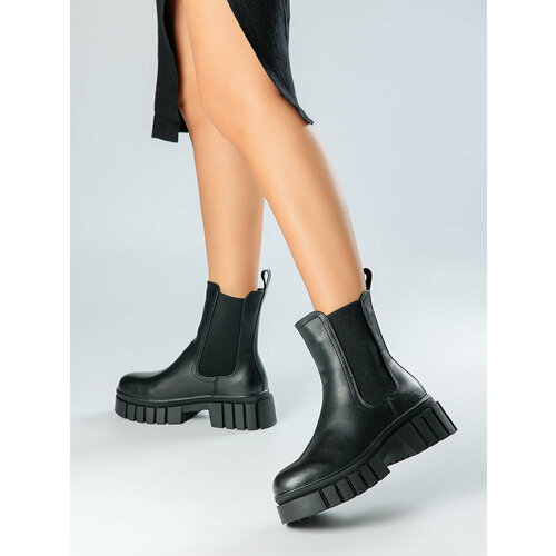 фото Ботинки челси color me, размер 39, черный