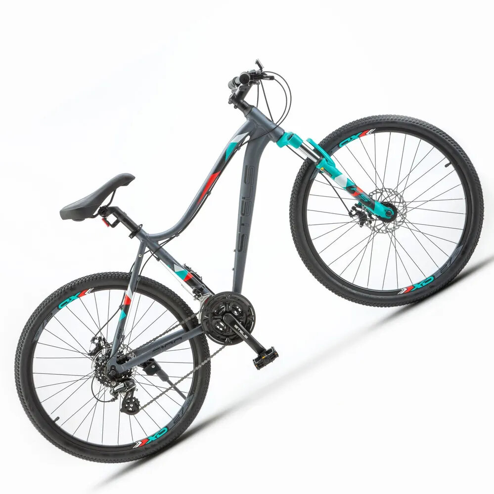 фото Велосипед женский горный Stels 26" Miss-6100 MD V030 рама 19" сине-серый