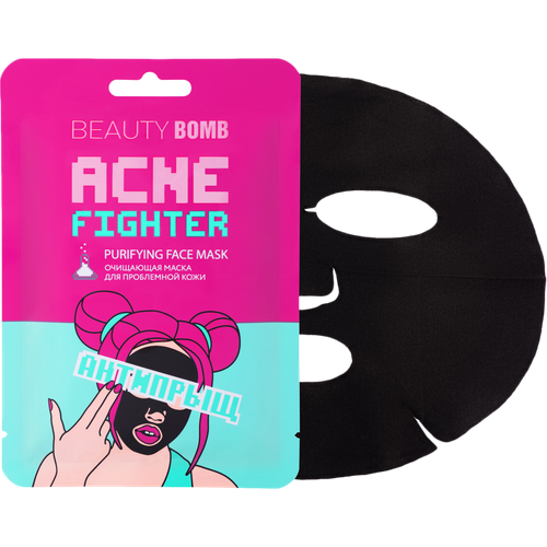 Очищающая маска Beauty Bomb Acne Fighter 1шт глиняная маска beauty bomb acne fighter 1 шт