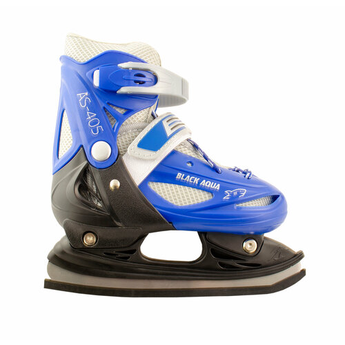 Коньки детские раздвижные Black Aqua цв. синий р.30-33