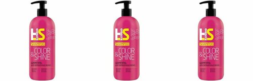 ROMAX Шампунь для окрашенных волос H: Studio Color&Shine, 400 гр, 3 шт