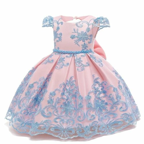 Платье нарядное, размер 120, розовый