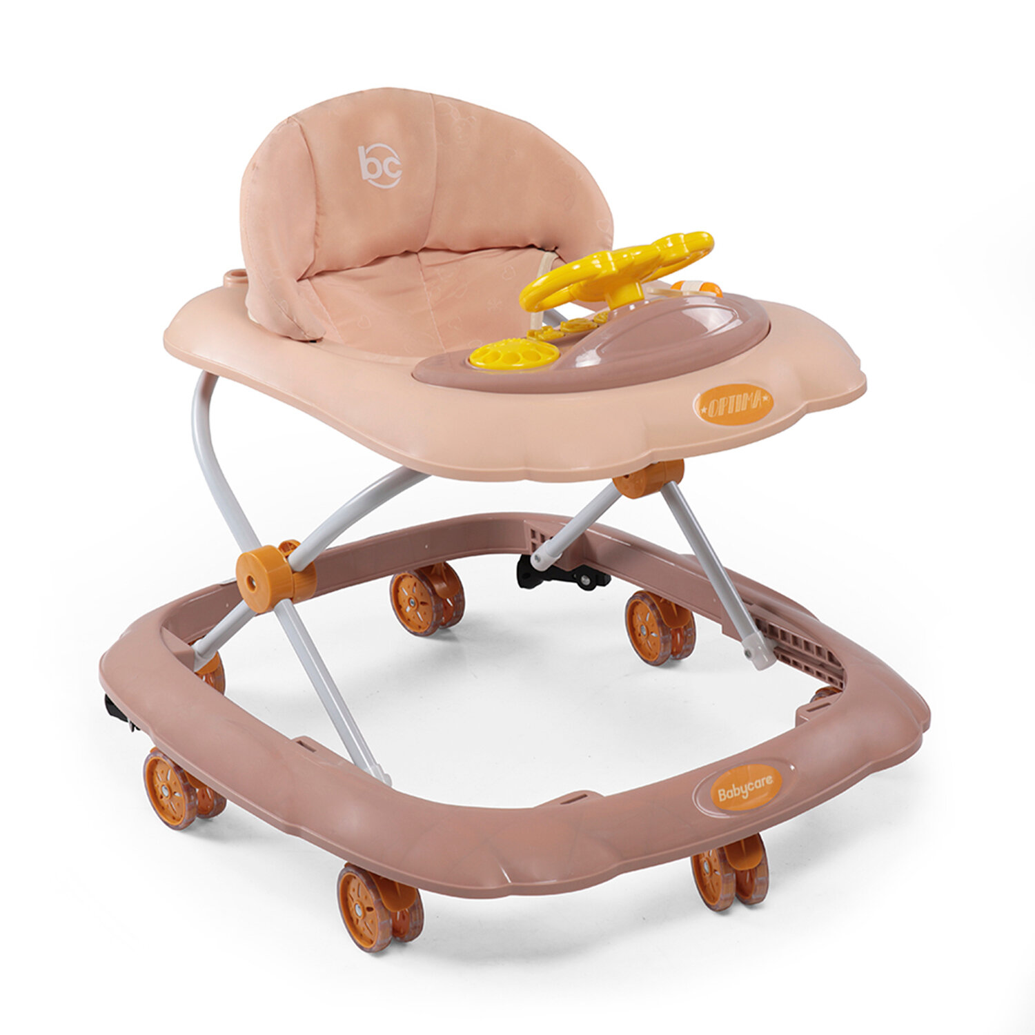 Ходунки детские Optima BabyCare, коричневый