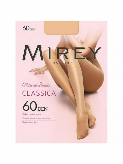 Колготки  Mirey, 60 den, размер 2, черный