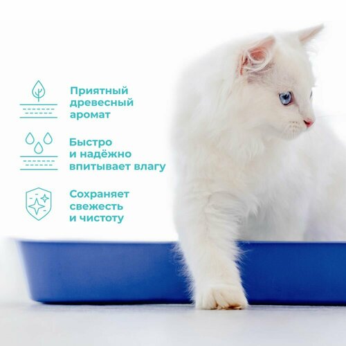 Наполнитель древесный PET PRIDE для кошачьего туалета впитывающий 27 л, 9 кг