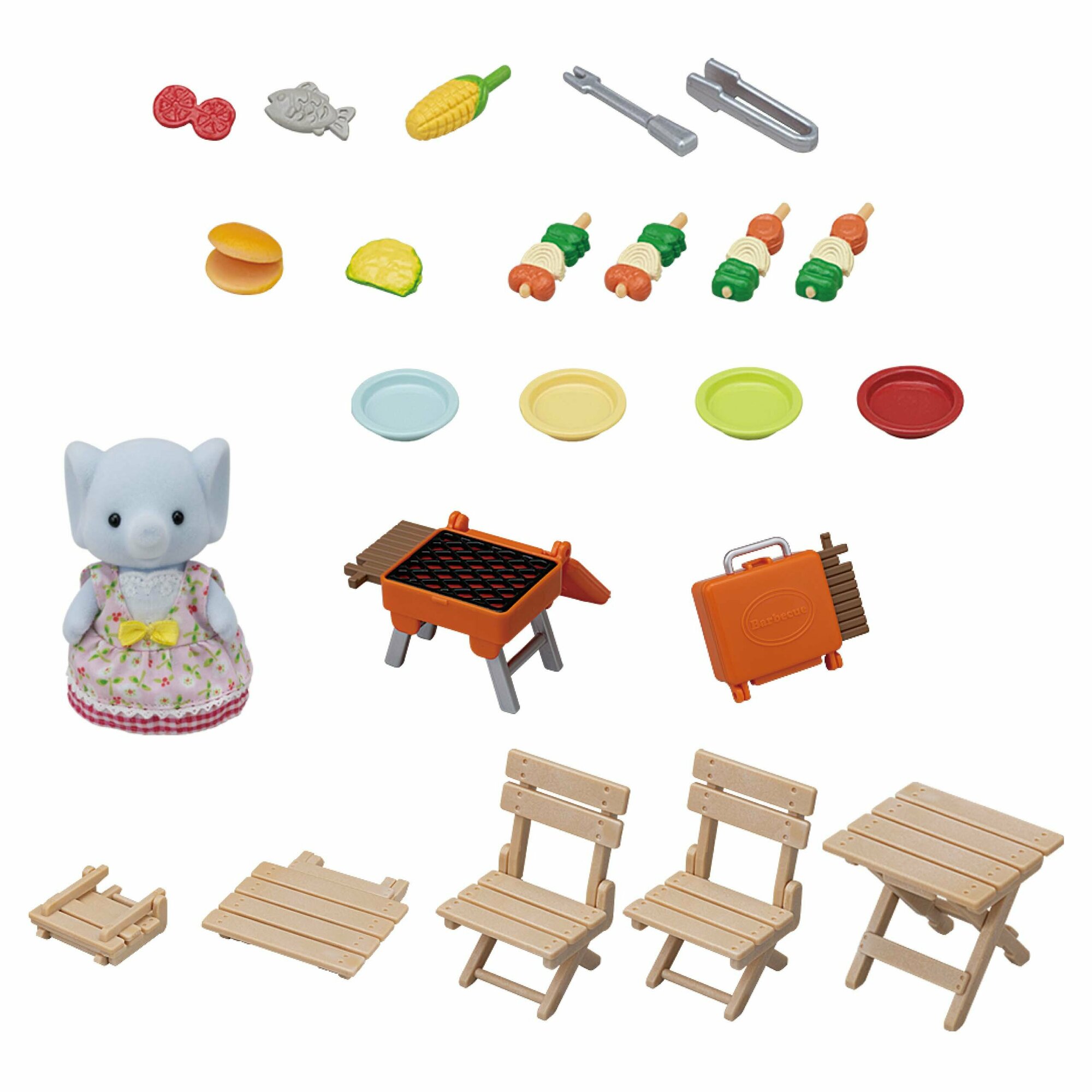 Игровой набор Sylvanian Families Пикник с барбекью для друзей 5640 - фото №9
