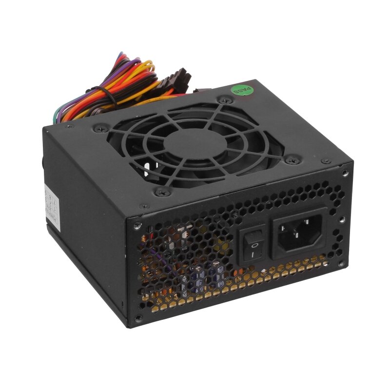 Блок питания SFX Exegate EX234944RUS 400W, black, 8cm fan, 24p+4p, 2*SATA, 1*IDE, FDD - фото №4