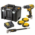 Дрель-шуруповерт аккумуляторная DEWALT DCD791P3A-QW - изображение