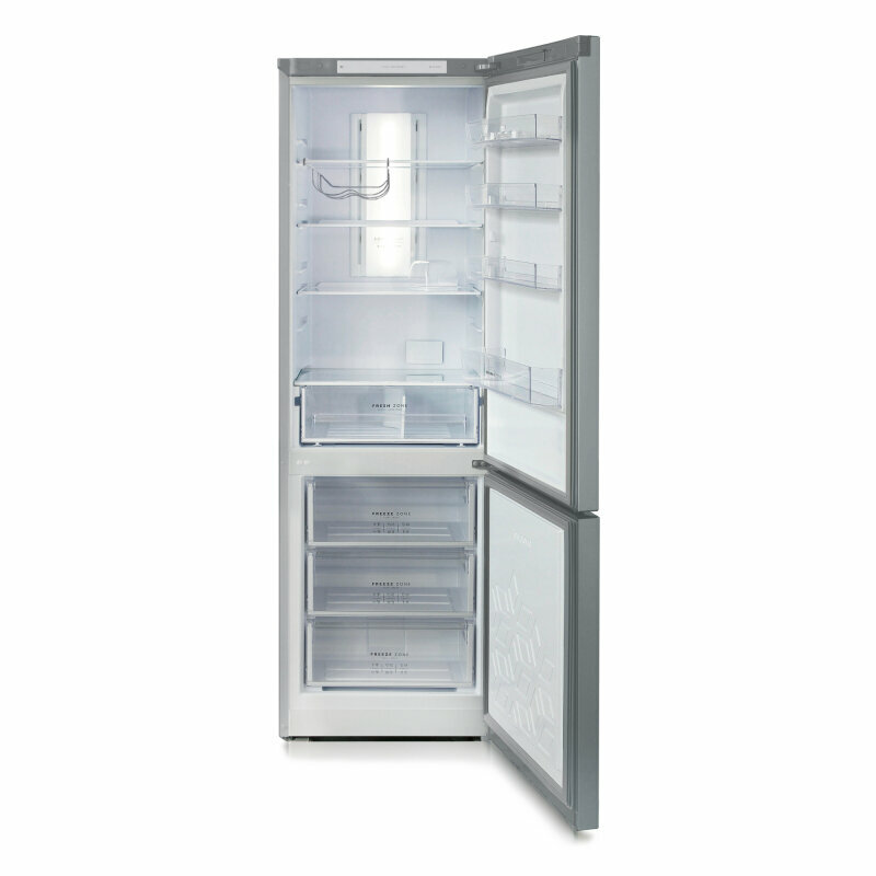 БИРЮСА BIRYUSA B-M960NF Холодильник двухкамерный, металлик - фотография № 4