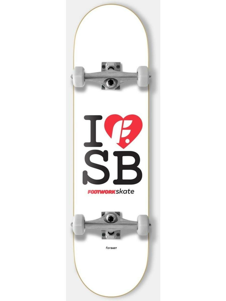 Комплект скейтборд FOOTWORK I Love Sb 8 дюйм 2022 - фото №5
