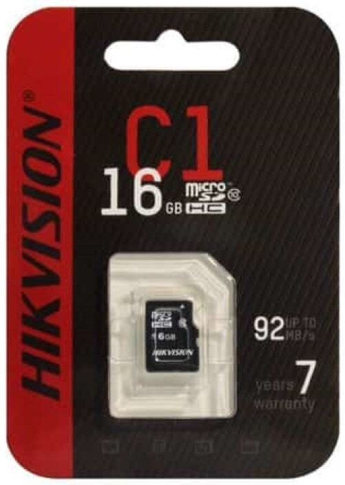 Карта памяти Hikvision microSDHC 16Gb Class 10 UHS-I U1 + ADP