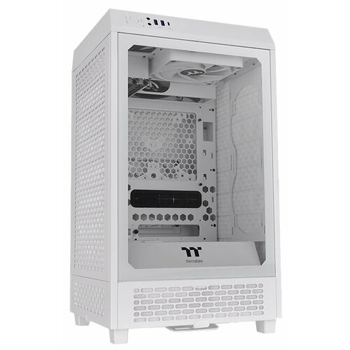 Корпус mini-ITX Thermaltake The Tower 200 Без БП белый корпус jonsbo umx1w silver без бп mini itx