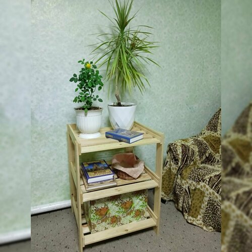 Подставка для цветов и домашних растений 72,5х53x47 см (сосна)