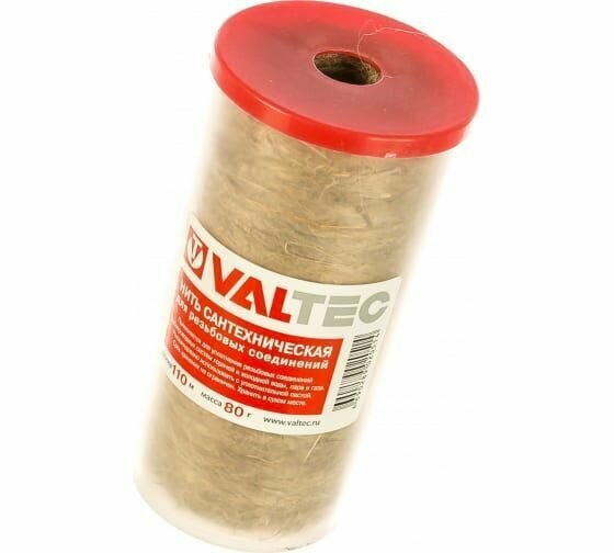 Сантехническая льняная нить VALTEC для резьб. соед. /110м 2 шт