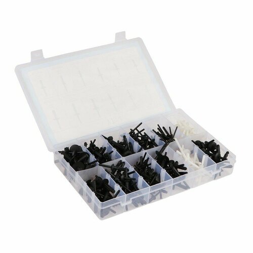 Клипсы и пистоны крепежные 12 видов набор 235 шт 2070₽