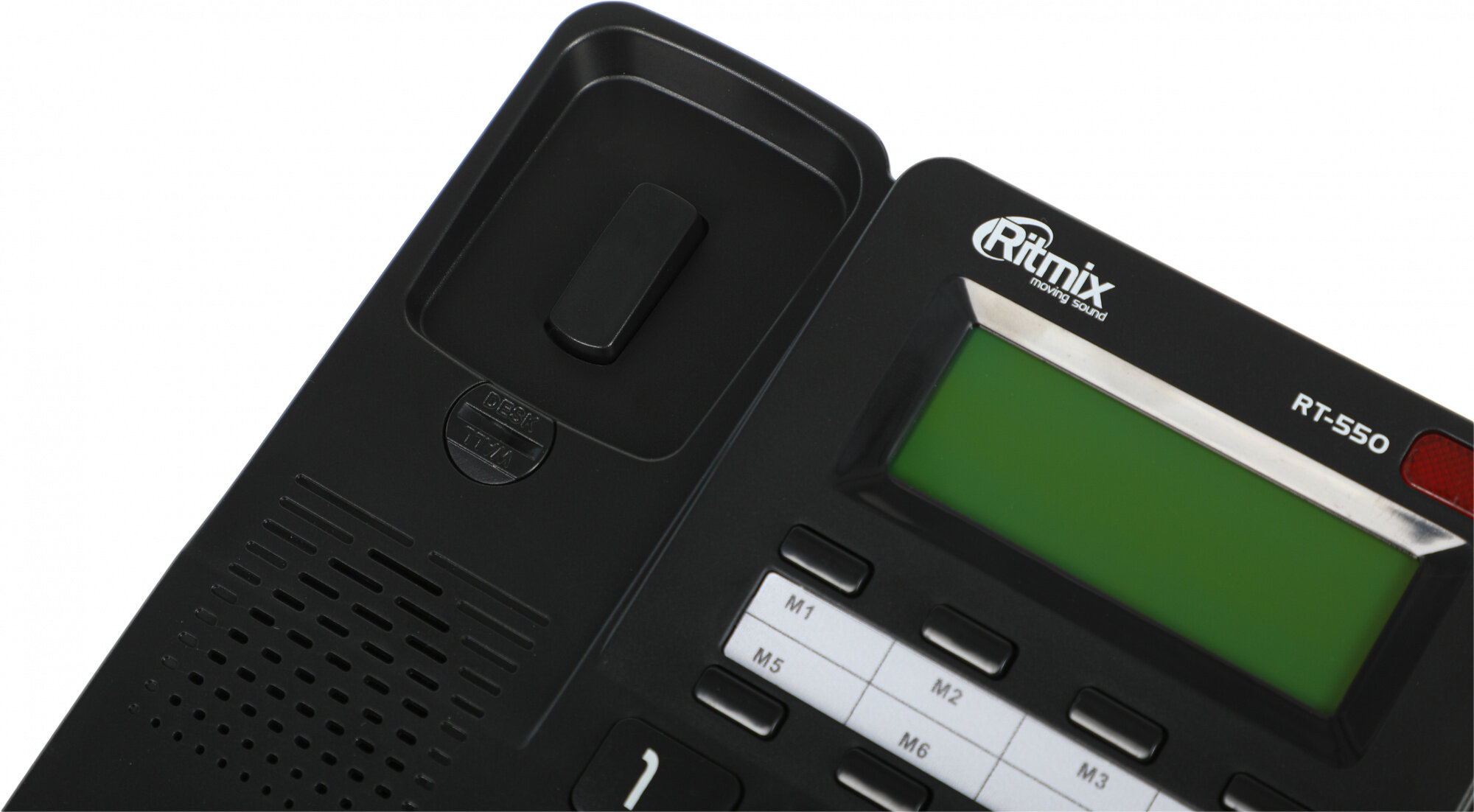 Проводной телефон Ritmix RT-550 черный